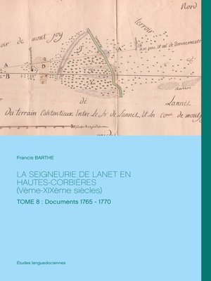 cover image of LA SEIGNEURIE DE LANET EN HAUTES-CORBIÈRES (Vème-XIXème siècles)